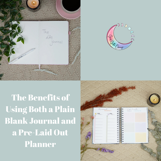 The Benefits of Using Both a Plain Blank Journal and a Pre-Laid Out Planner