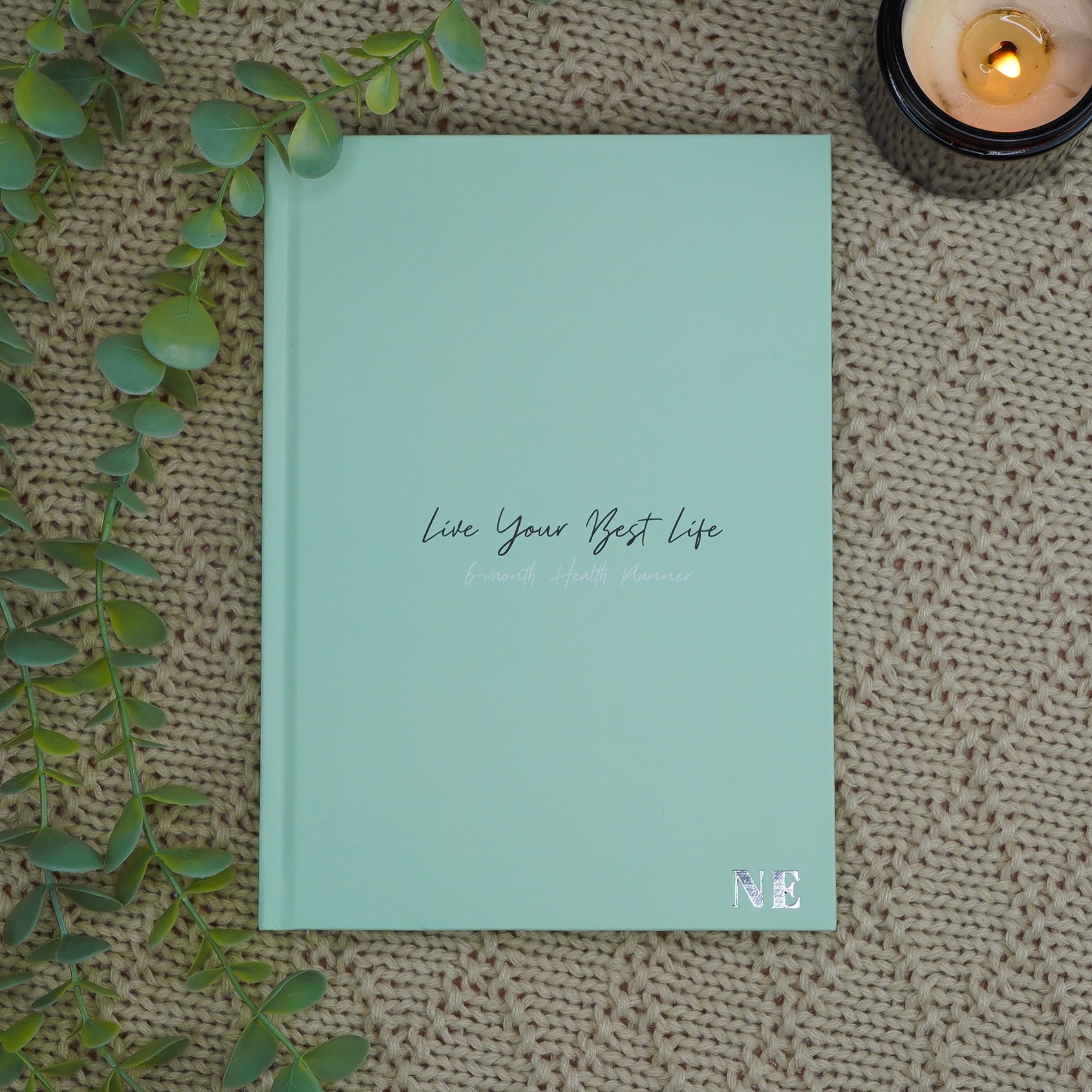 'Live Your Best Life' 6-Month Undated Health & Fitness Planner