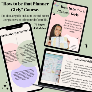 How to be THAT planner Girly | Master Your Planner E-Course